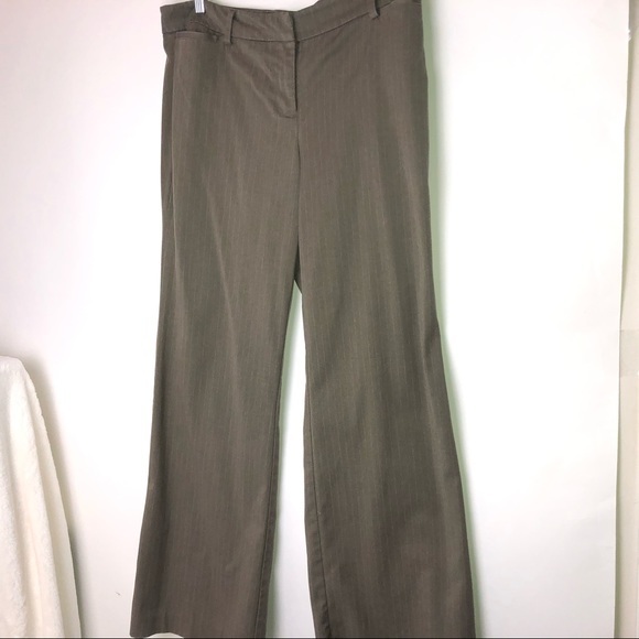 New York & Company Pants - New York & Company Women's Stretch Brown Trousers Size‎ 8 Average